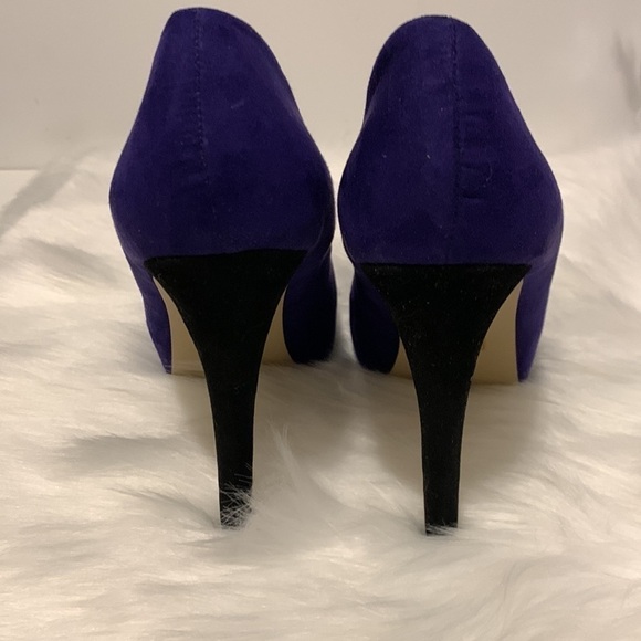 Material Girl Faux Suede Heels - Picture 4 of 7